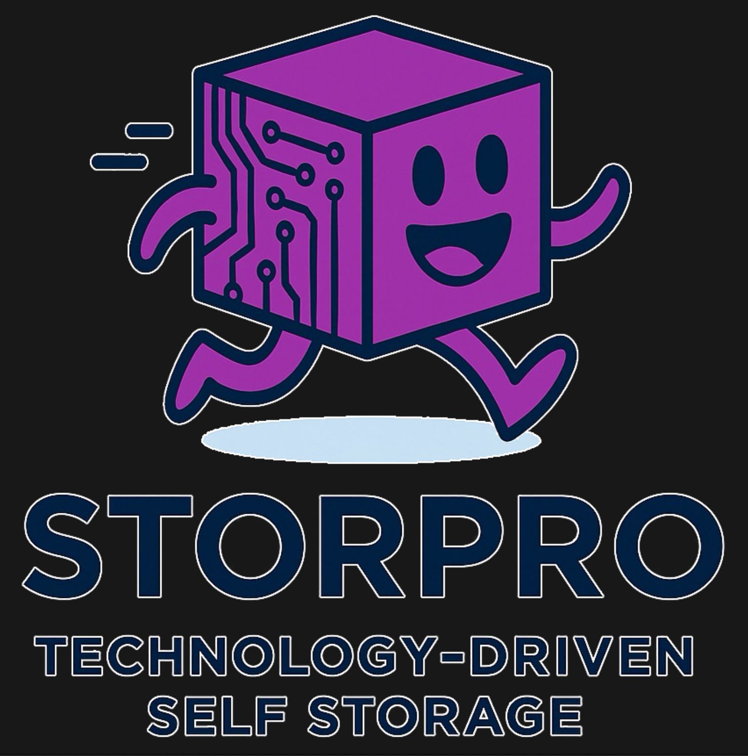 Square — Purple on Dark